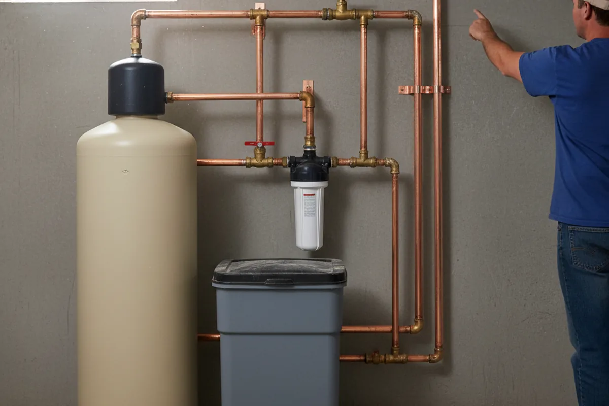 Whole-house water treatment system installed in Woodbury
